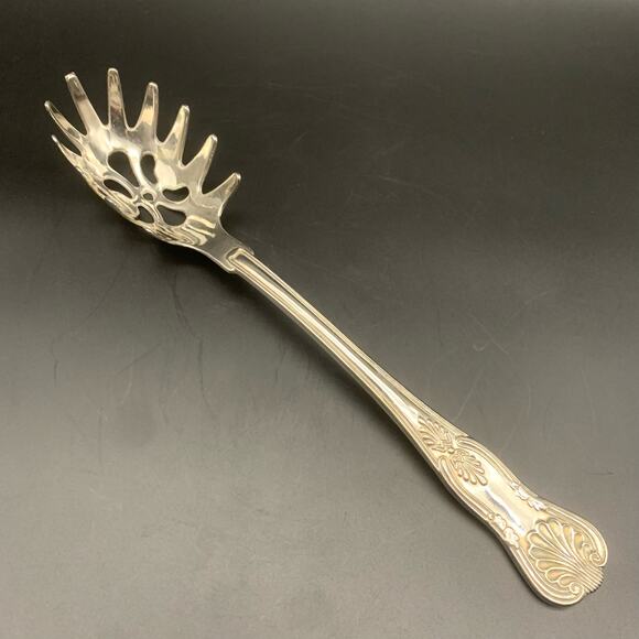 Vintage Other - Vintage F. B. Rogers Silver Plate Pasta Server “Kings”  Pattern